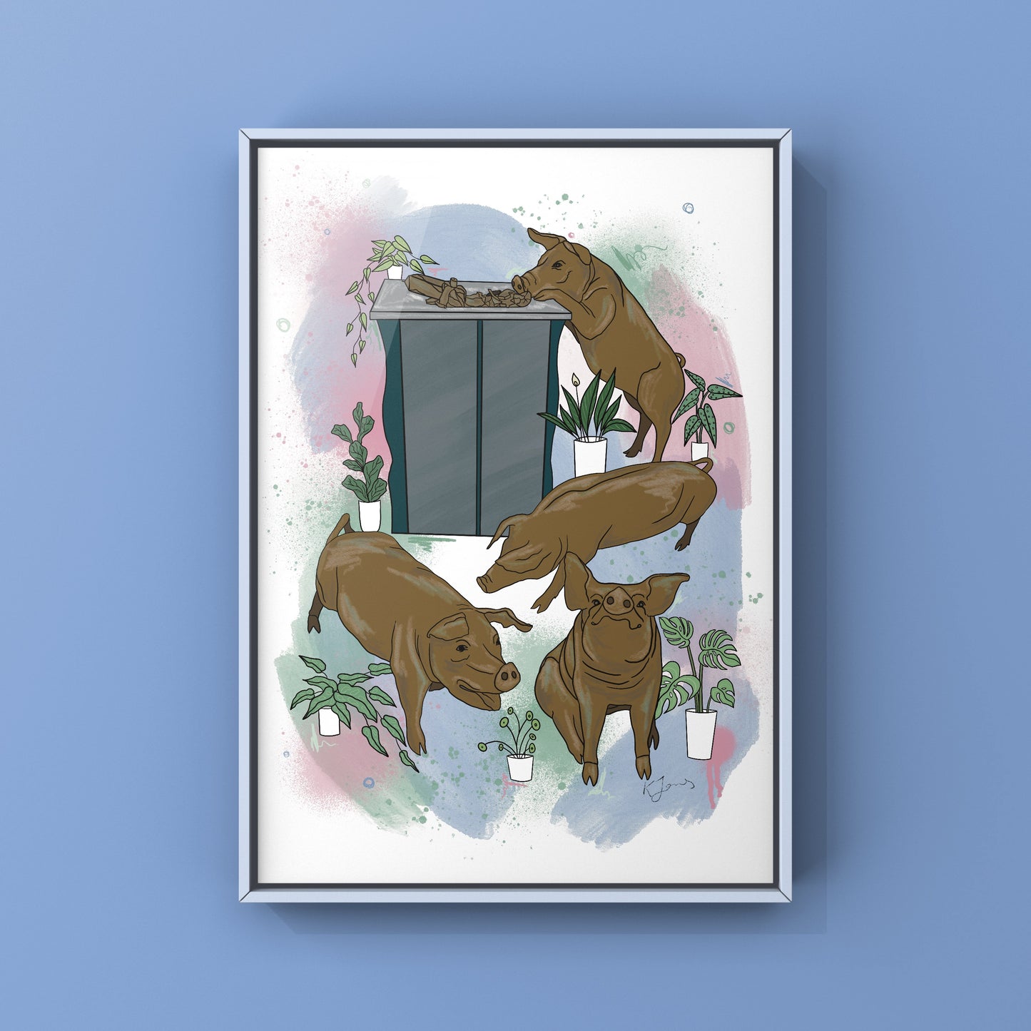 Rundle Mall Piggies & Plants