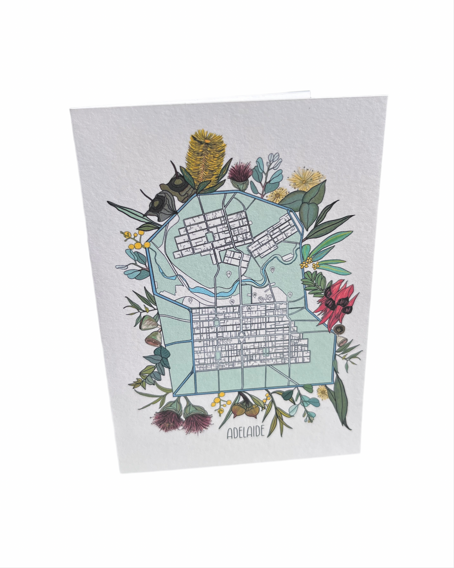 Adelaide Botanical Map Card