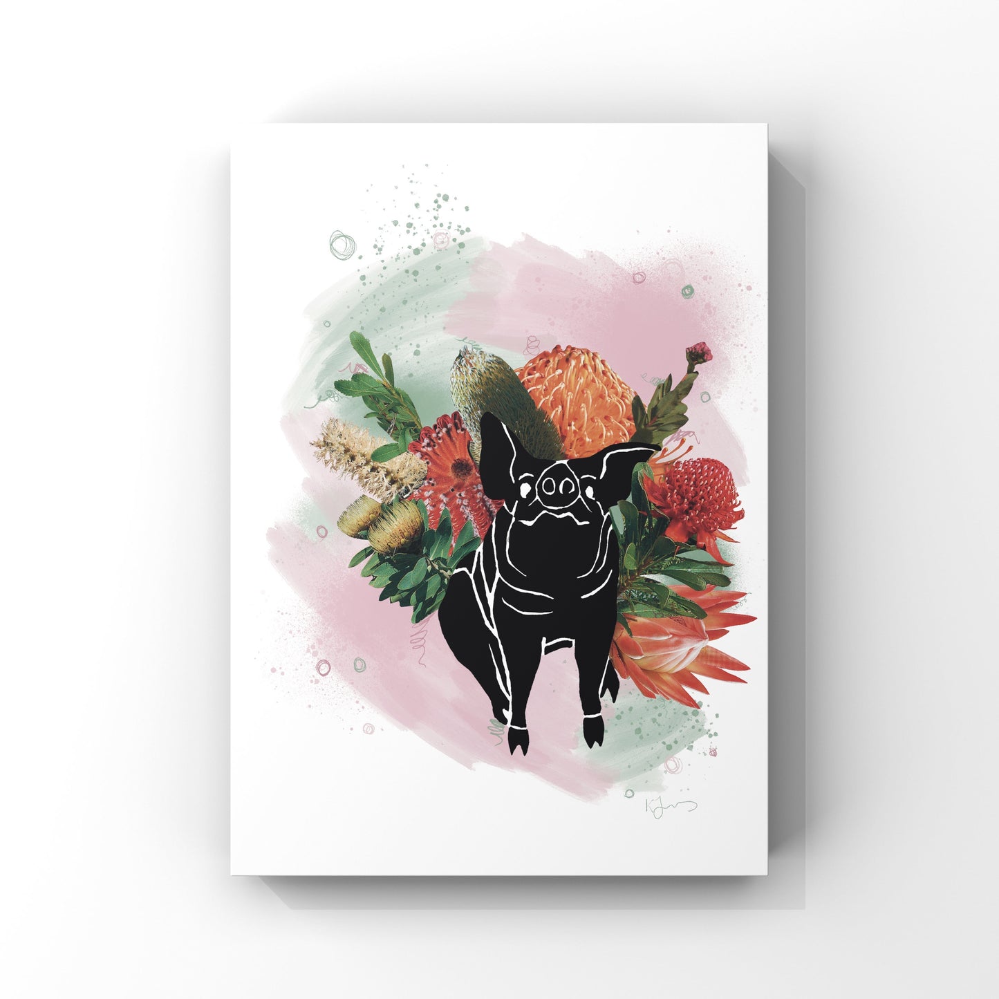 Rundle Mall Floral Piggy