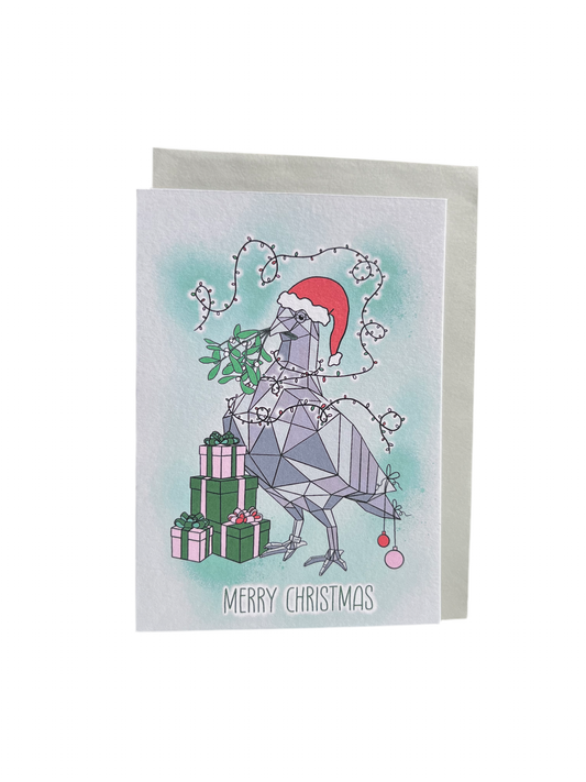 Christmas Pigeon Card