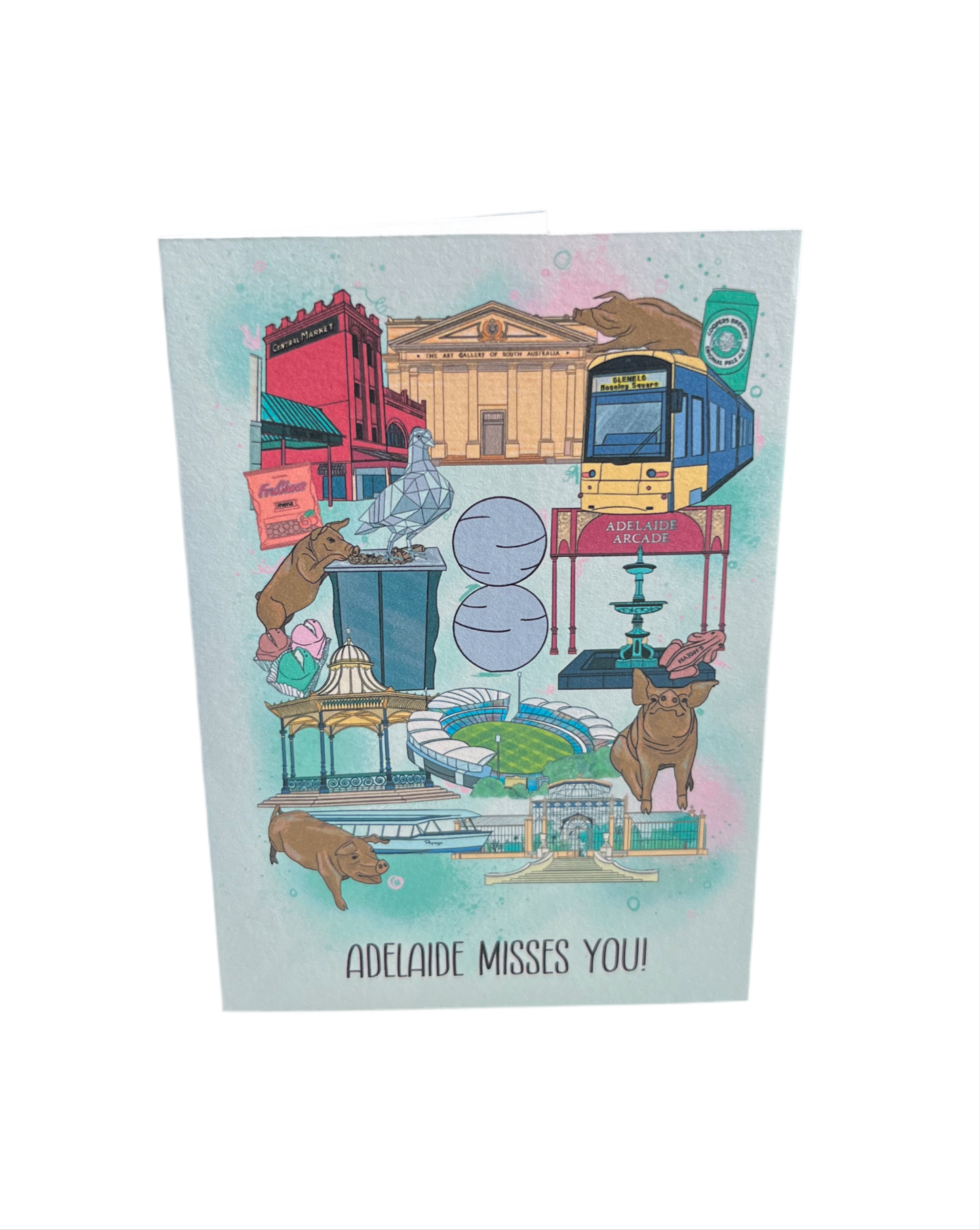 Adelaide Misses You Card