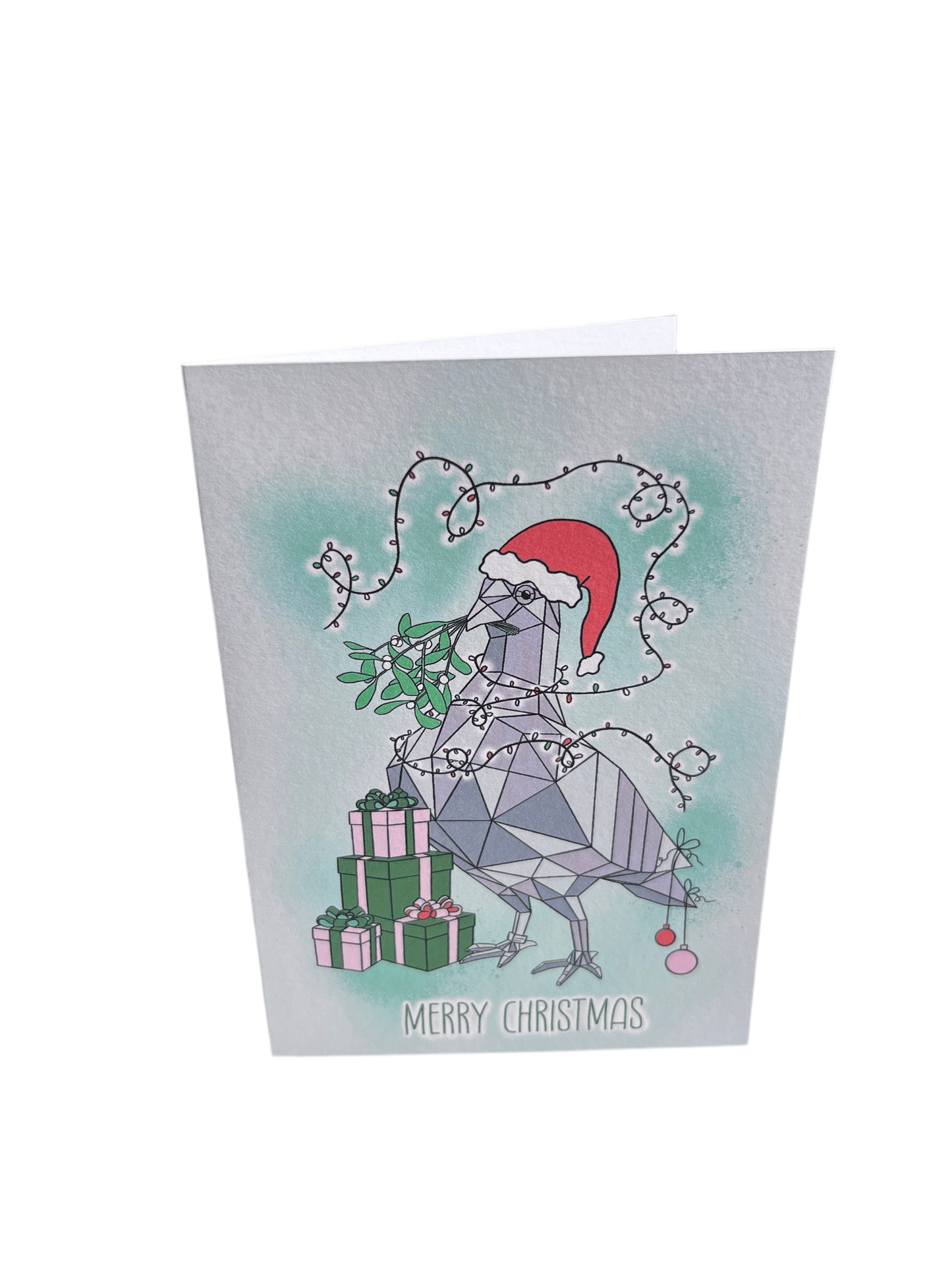 Christmas Pigeon Card