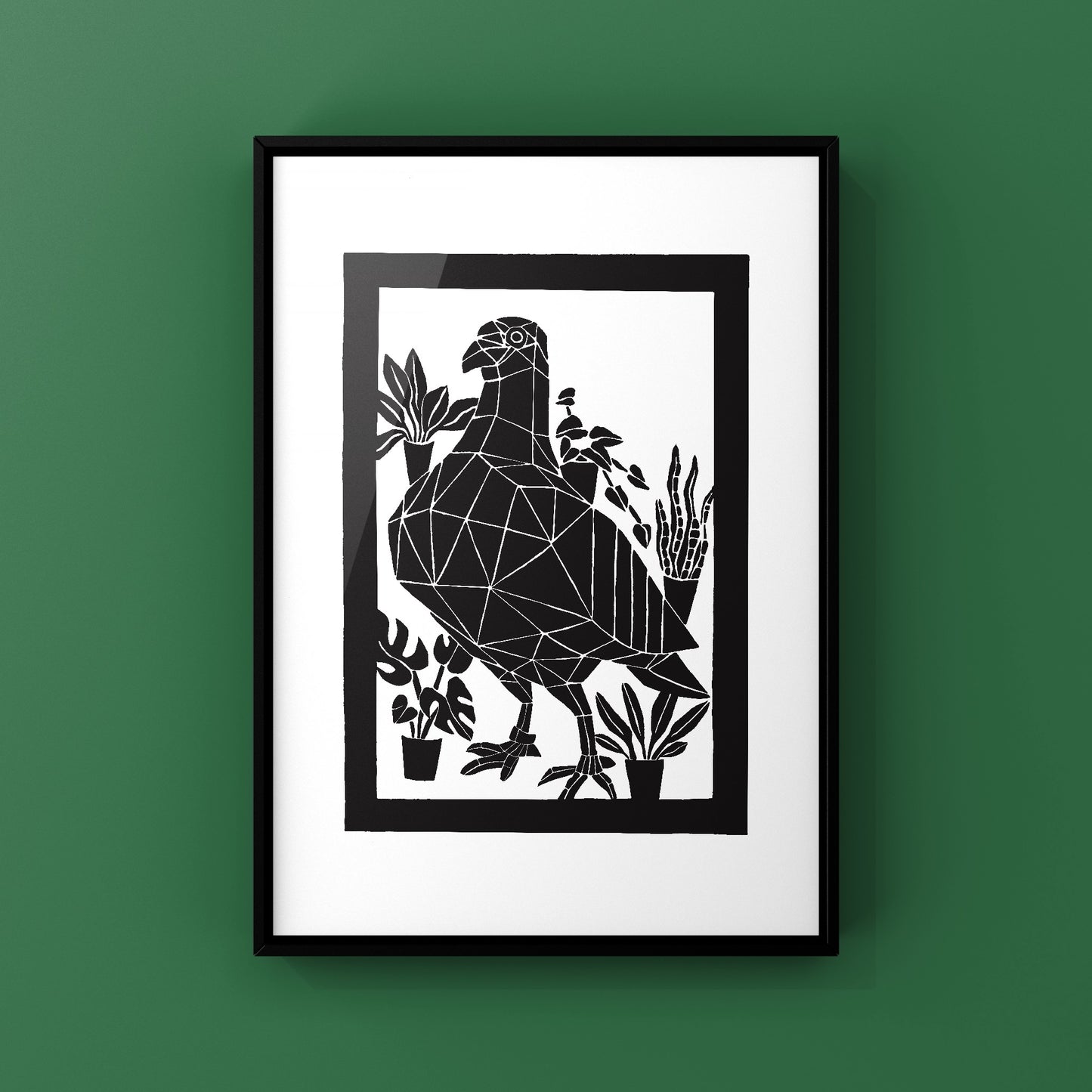 Rundle Mall Pigeon Lino