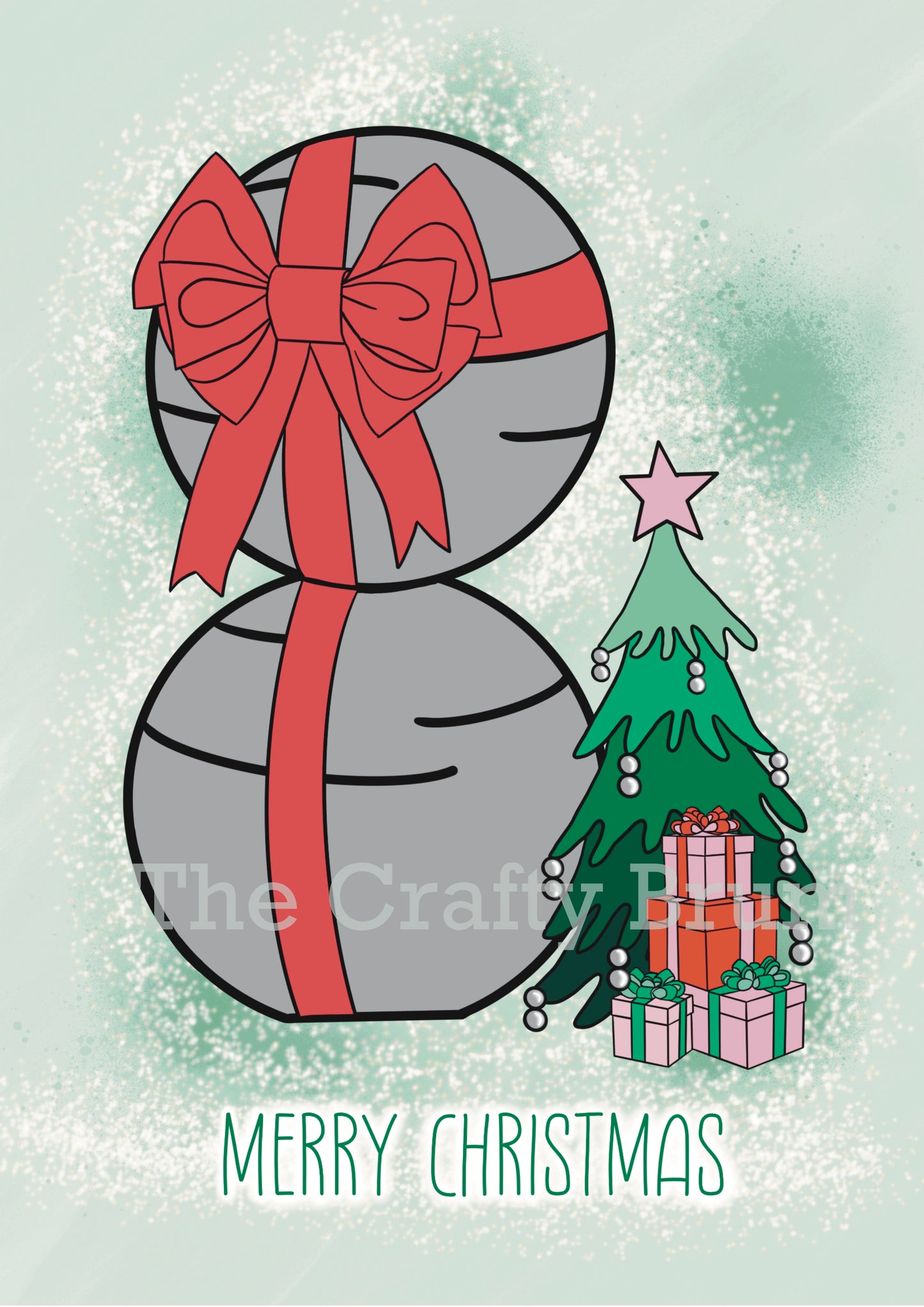 Christmas Malls Balls Card