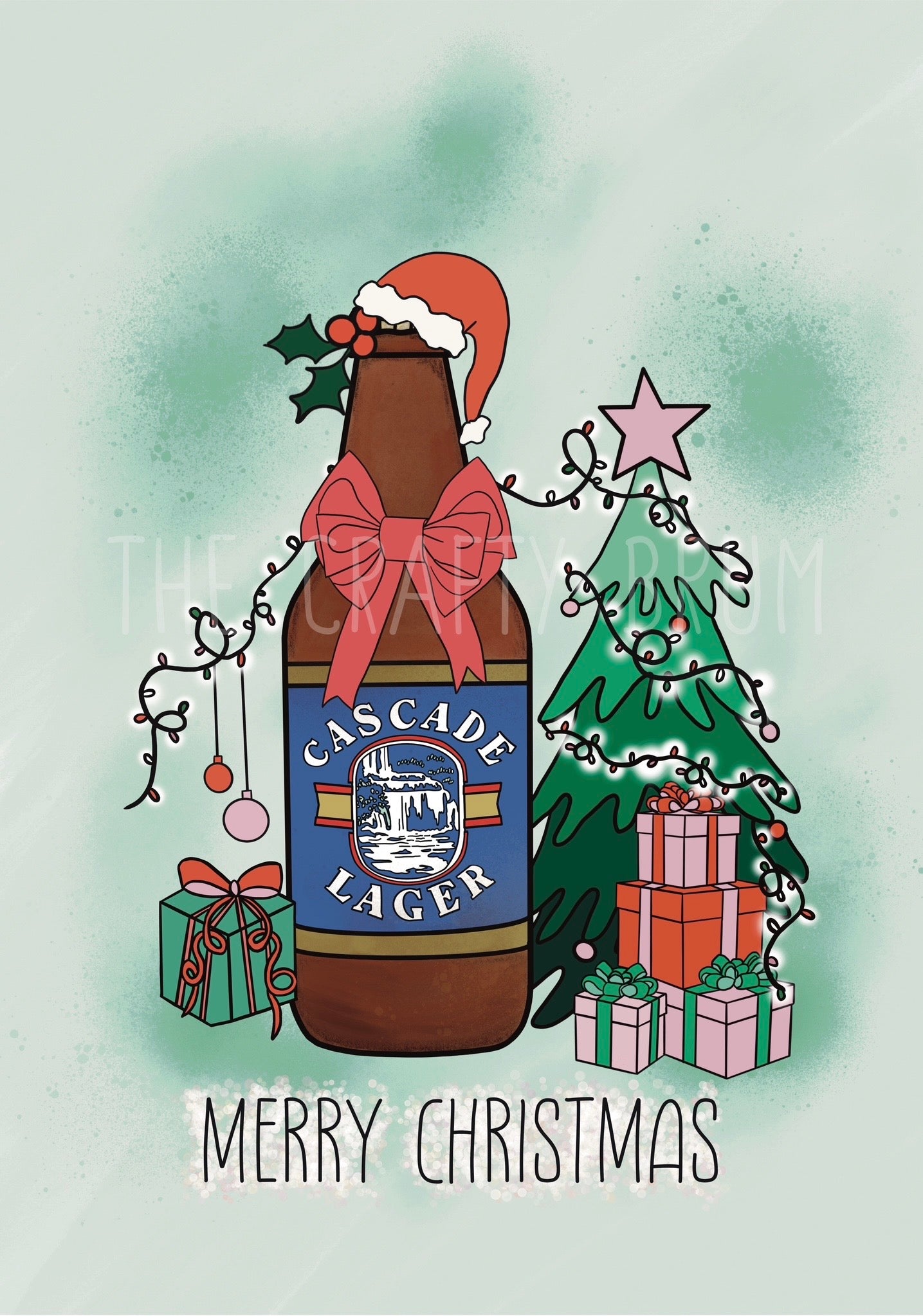 Cascade Lager Tasmania Christmas Card