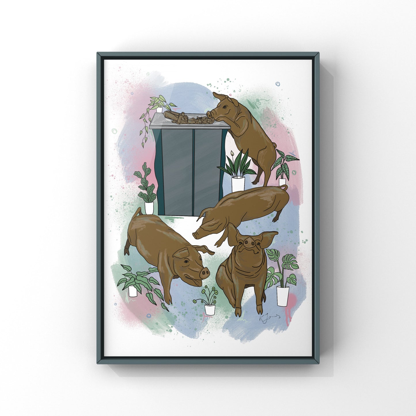 Rundle Mall Piggies & Plants