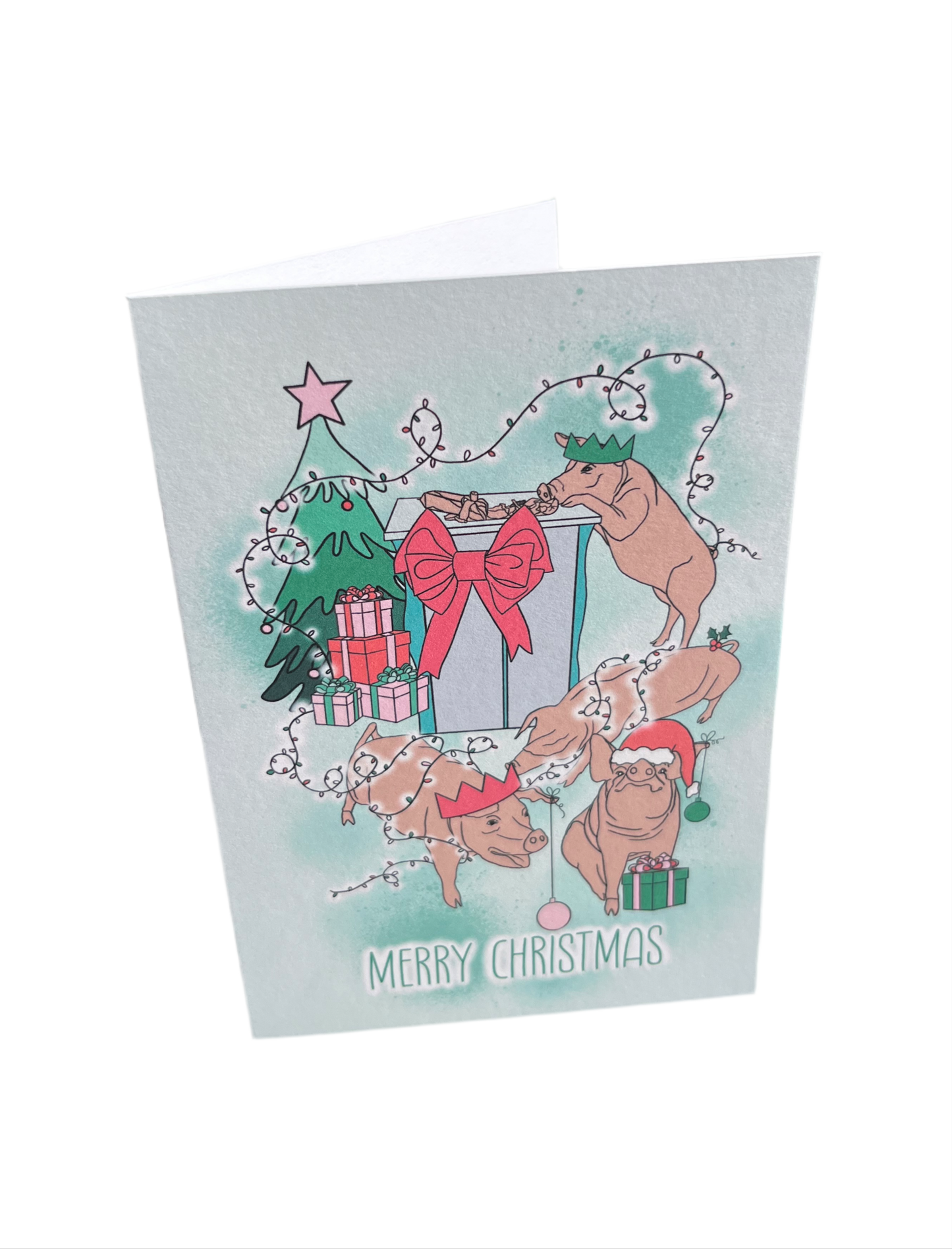 Christmas Piggies Card