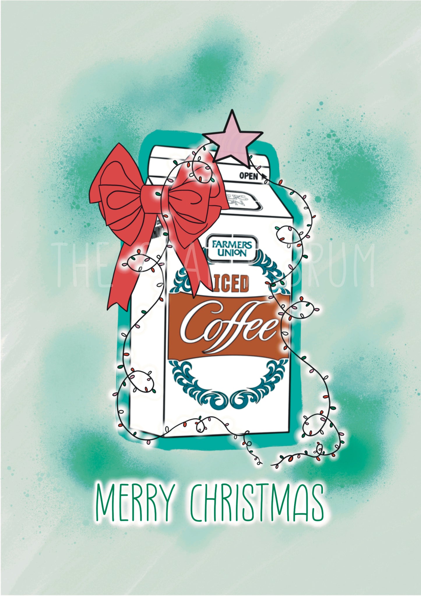 Farmers Union Iced Coffee Adelaide Christmas Card