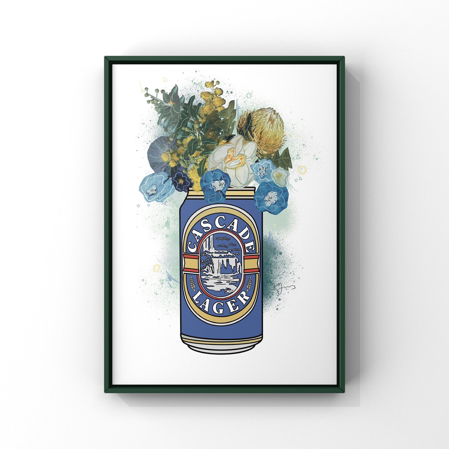Cascade Lager Floral Print
