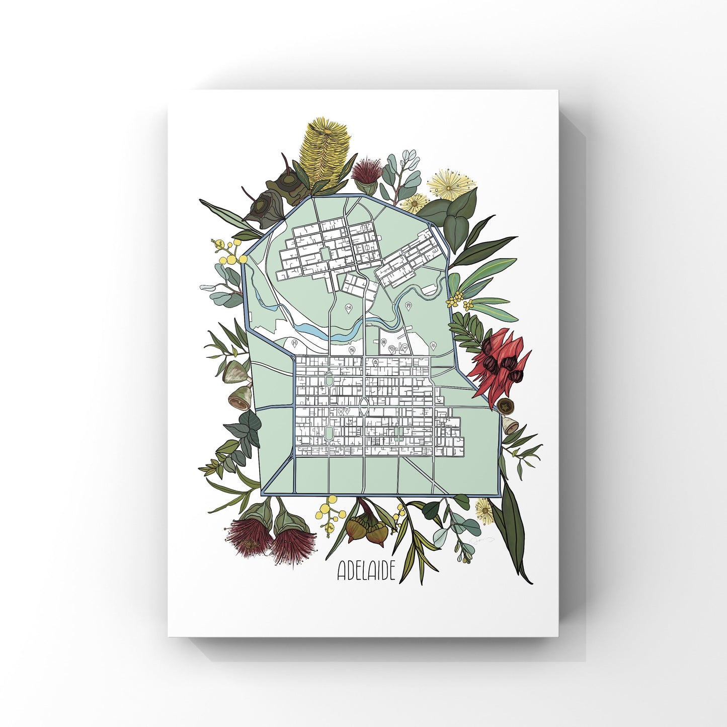 Adelaide Botanical Map