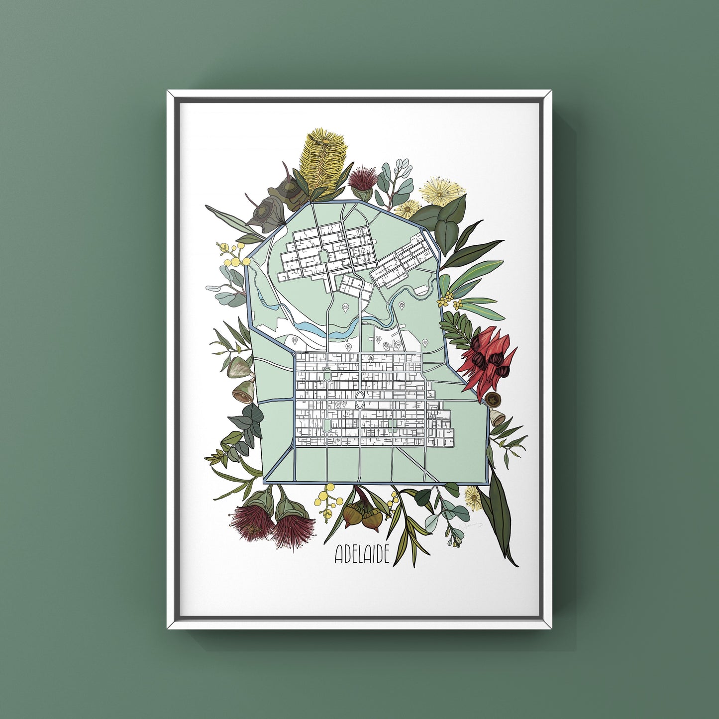 Adelaide Botanical Map