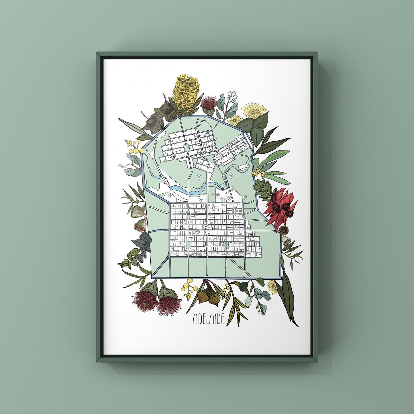 Adelaide Botanical Map