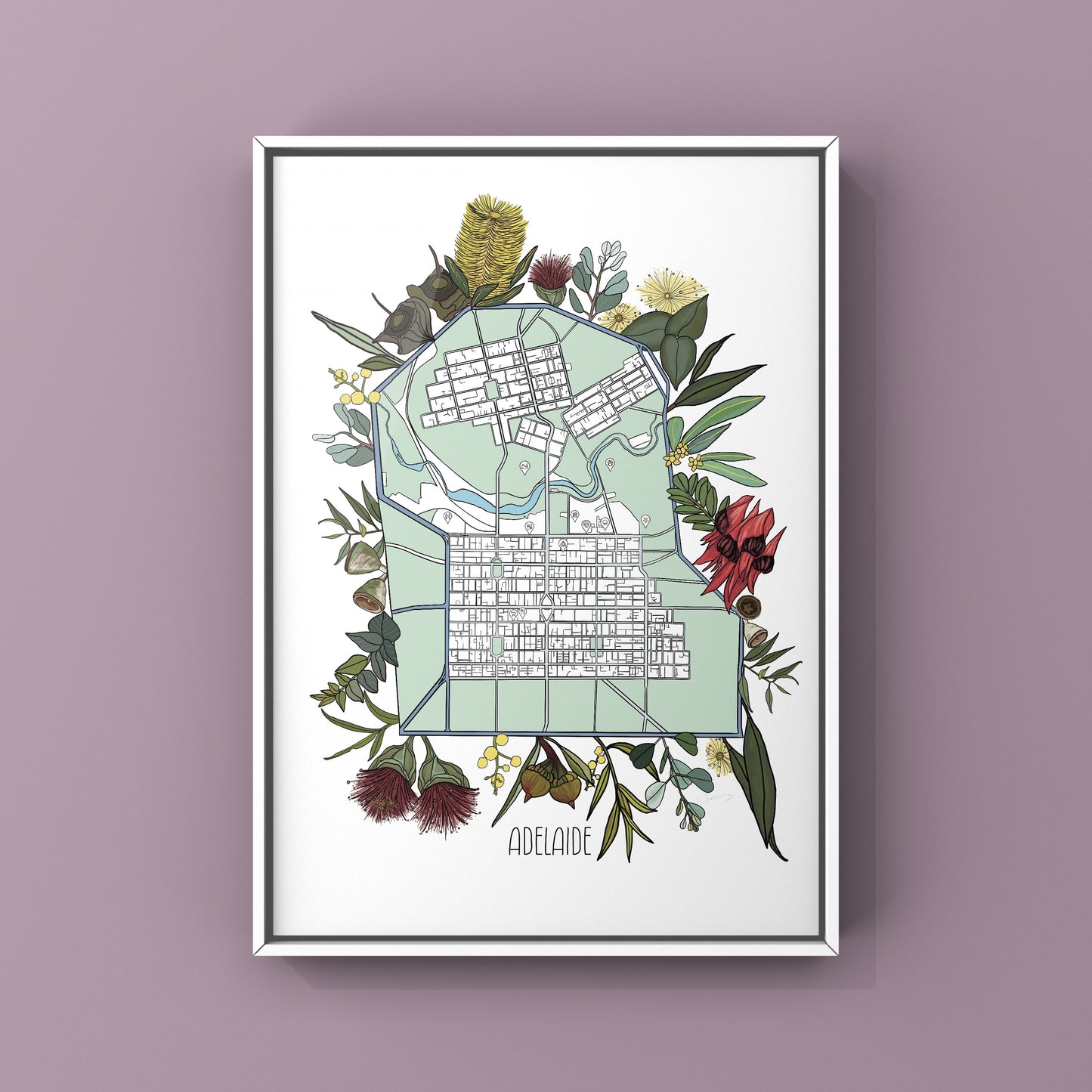 Adelaide Botanical Map