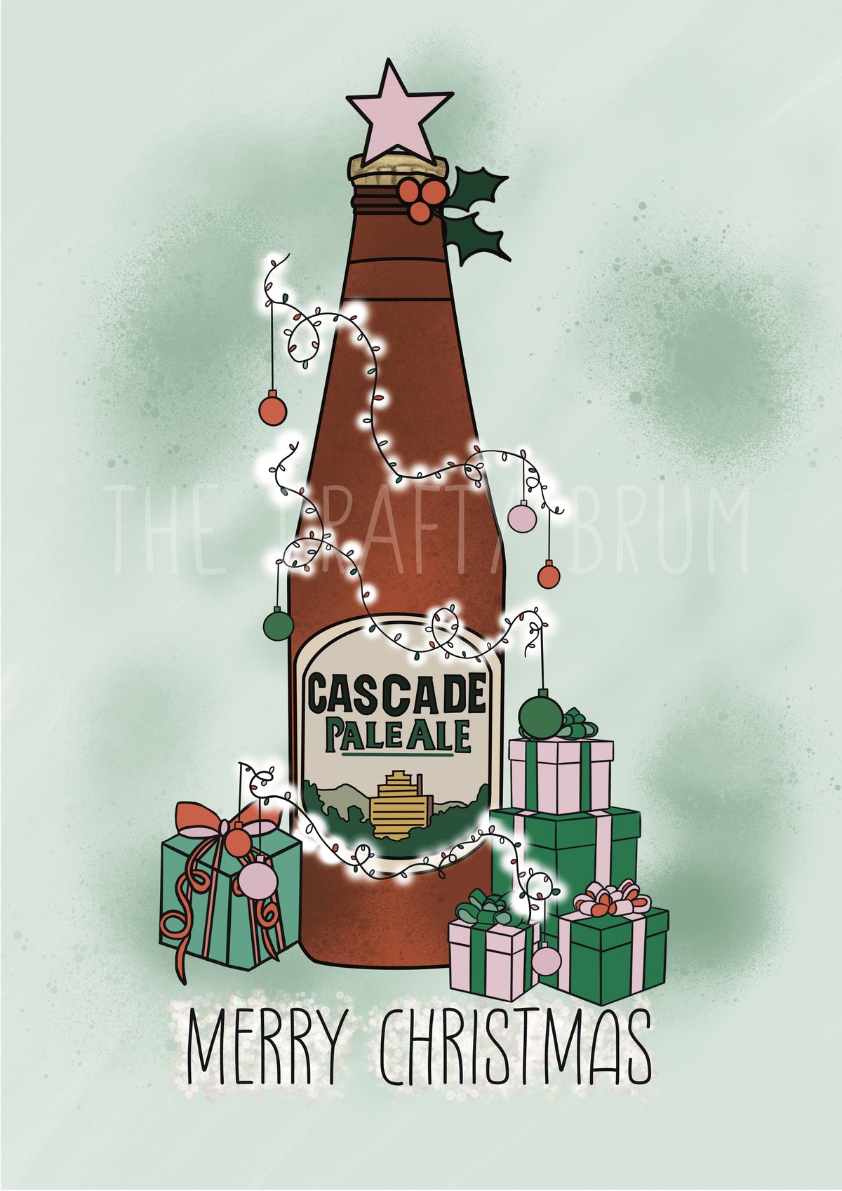 Cascade Pale Ale Tasmania Christmas Card