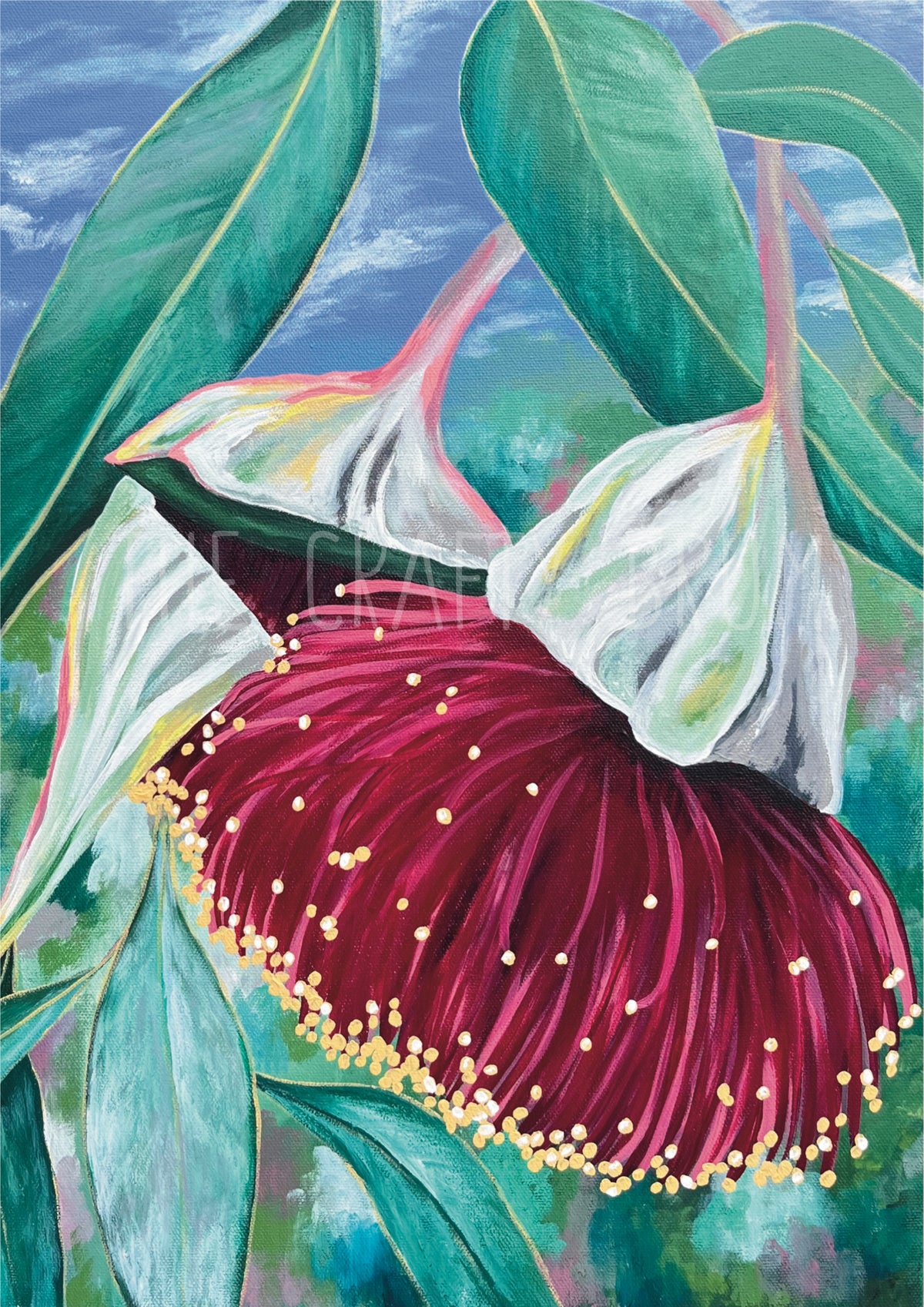 The First Nut Blossom of the Season Card