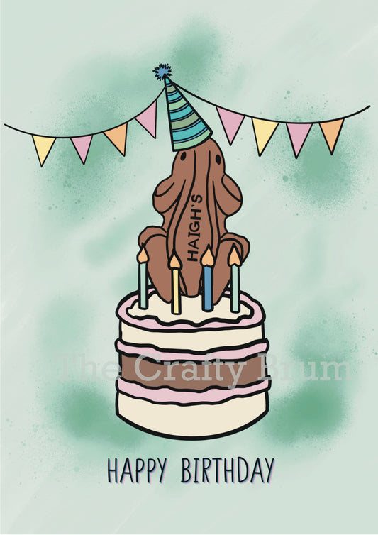 Haighs Chocolate Birthday Card