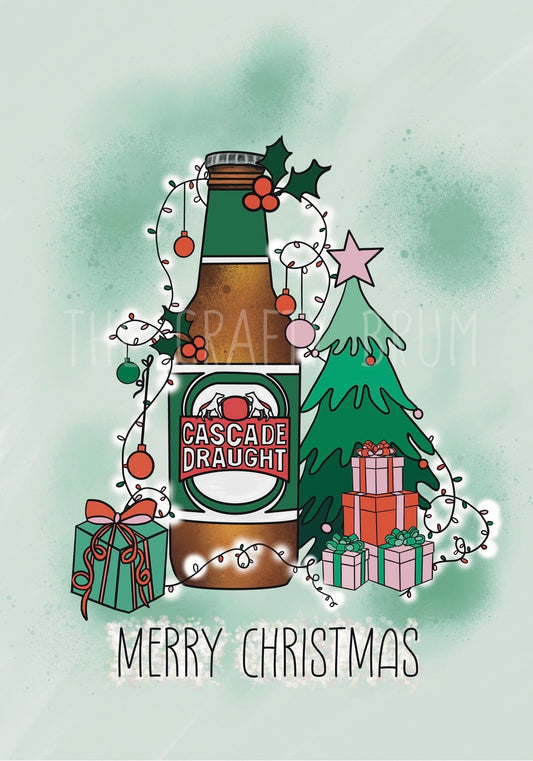 Cascade Draught Tasmania Christmas Card