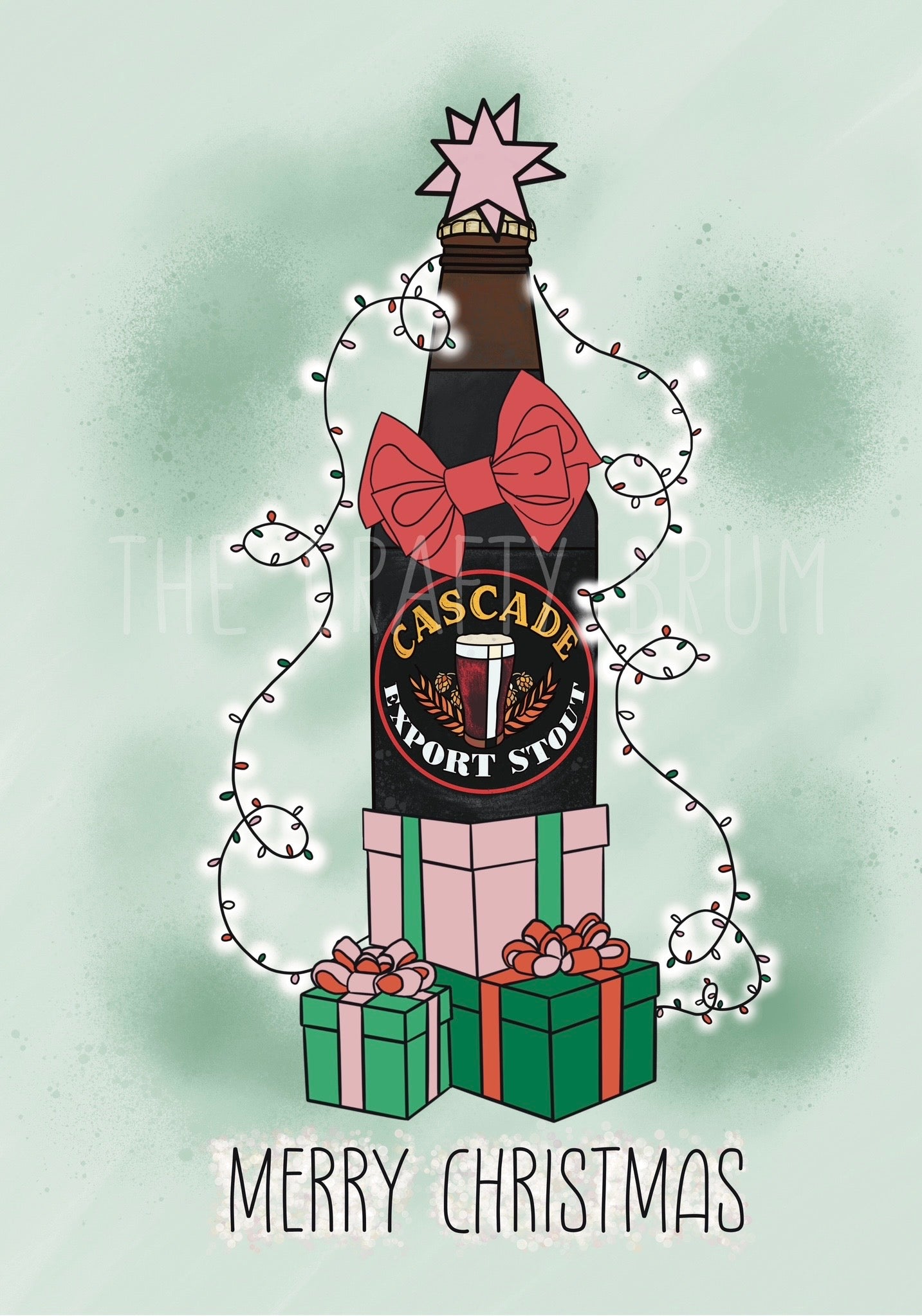 Cascade Stout Tasmania Christmas Card