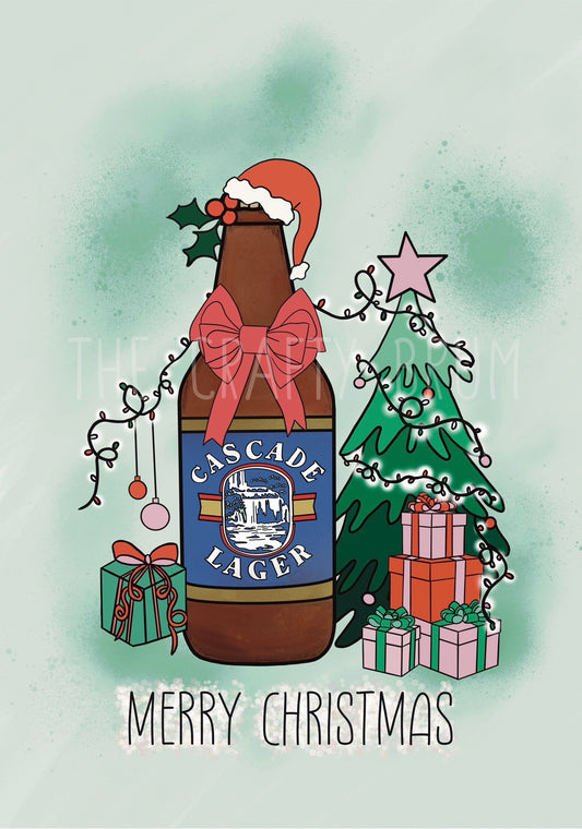 Cascade Lager Tasmania Christmas Card