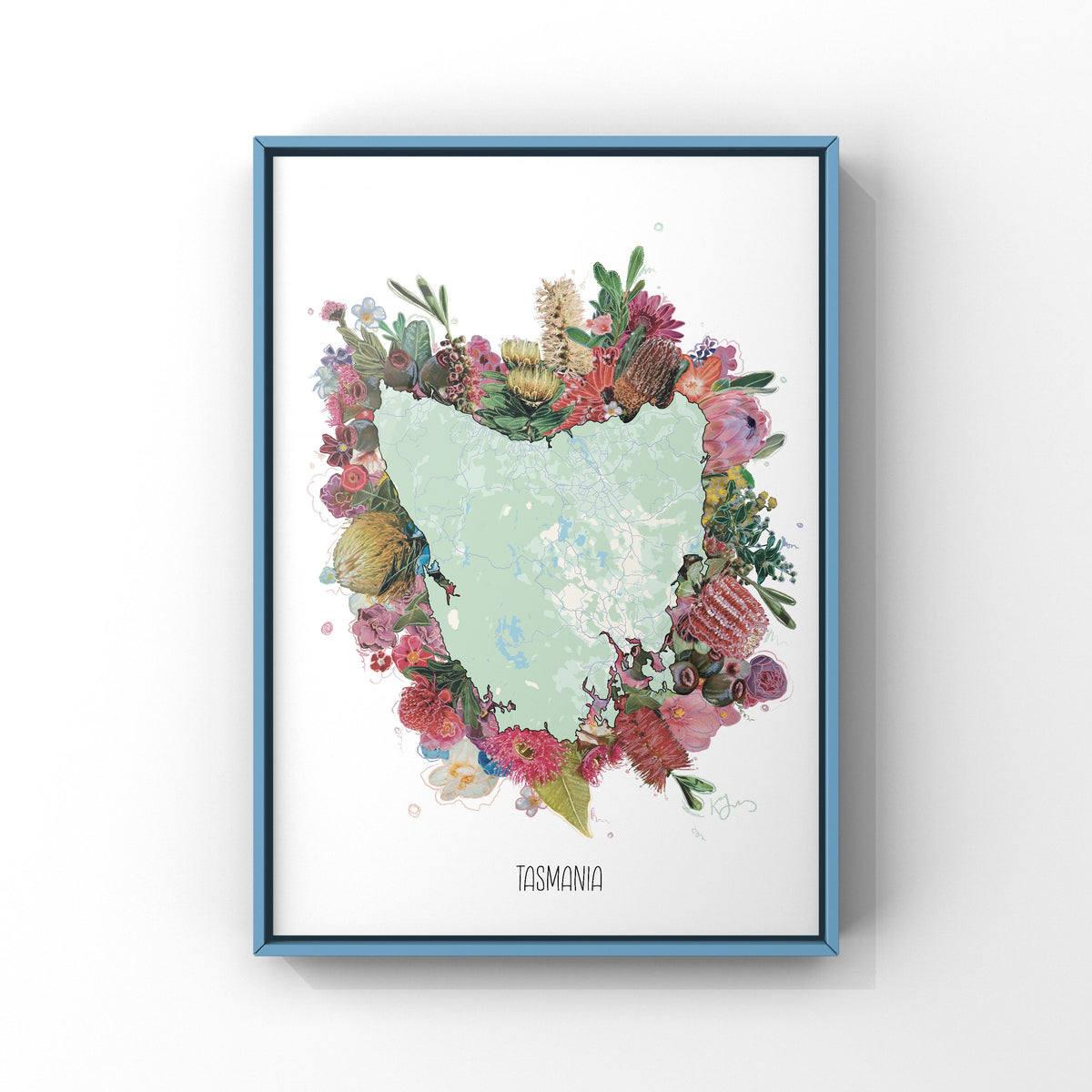 Tasmania Botanical Map