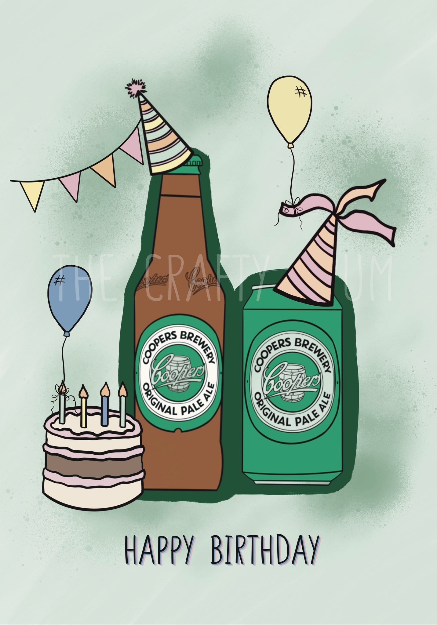 Cooper’s Beer Adelaide Birthday Card