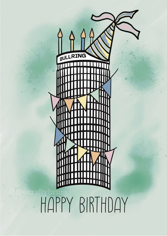 Rotunda Birmingham Birthday Card