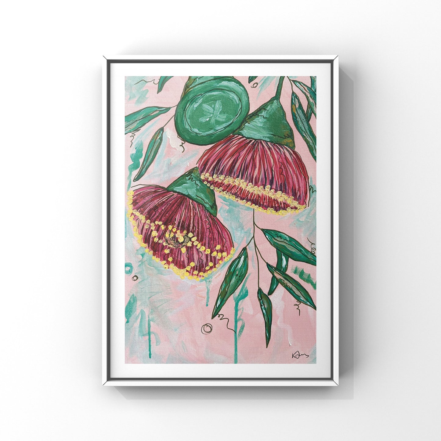 Red Gumnut Blossoms
