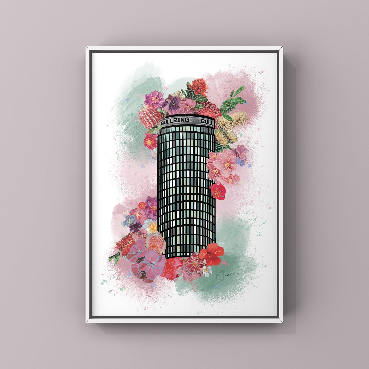 Rotunda Birmingham Botanical Print
