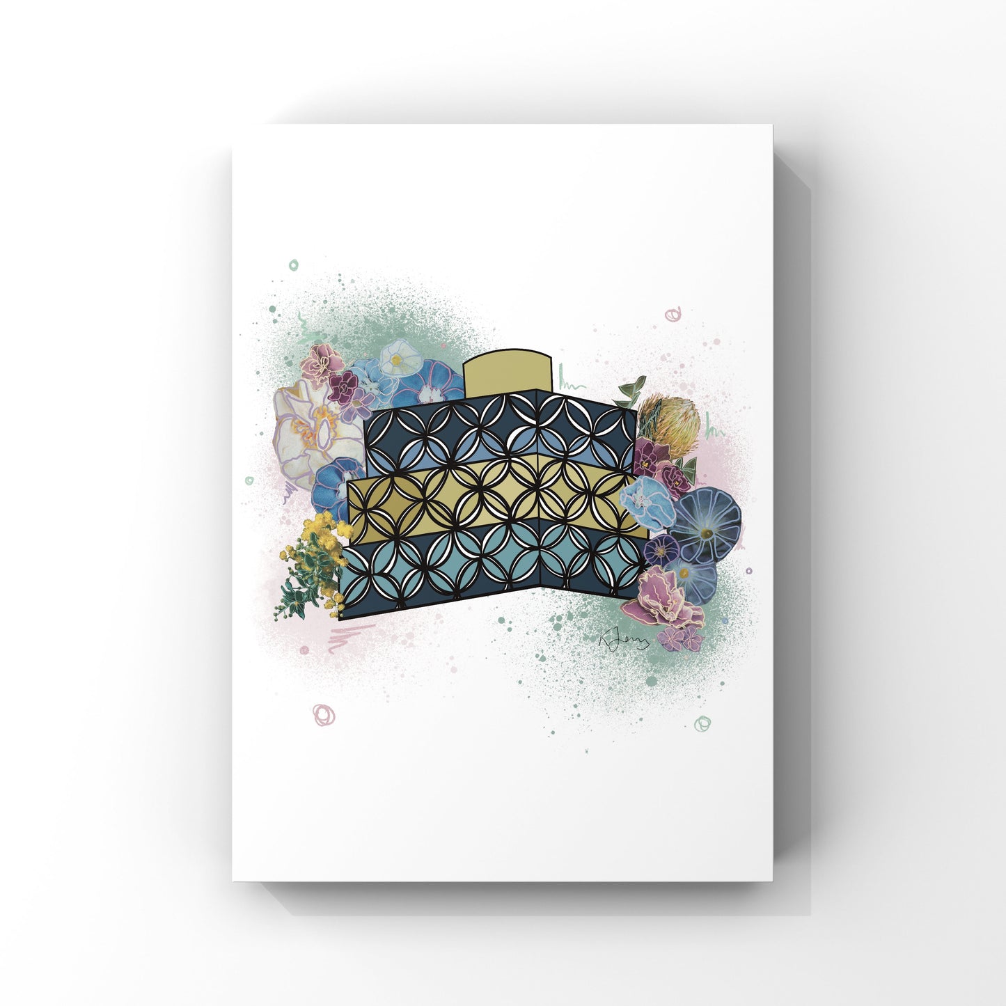 The Library of Birmingham Botanical Print
