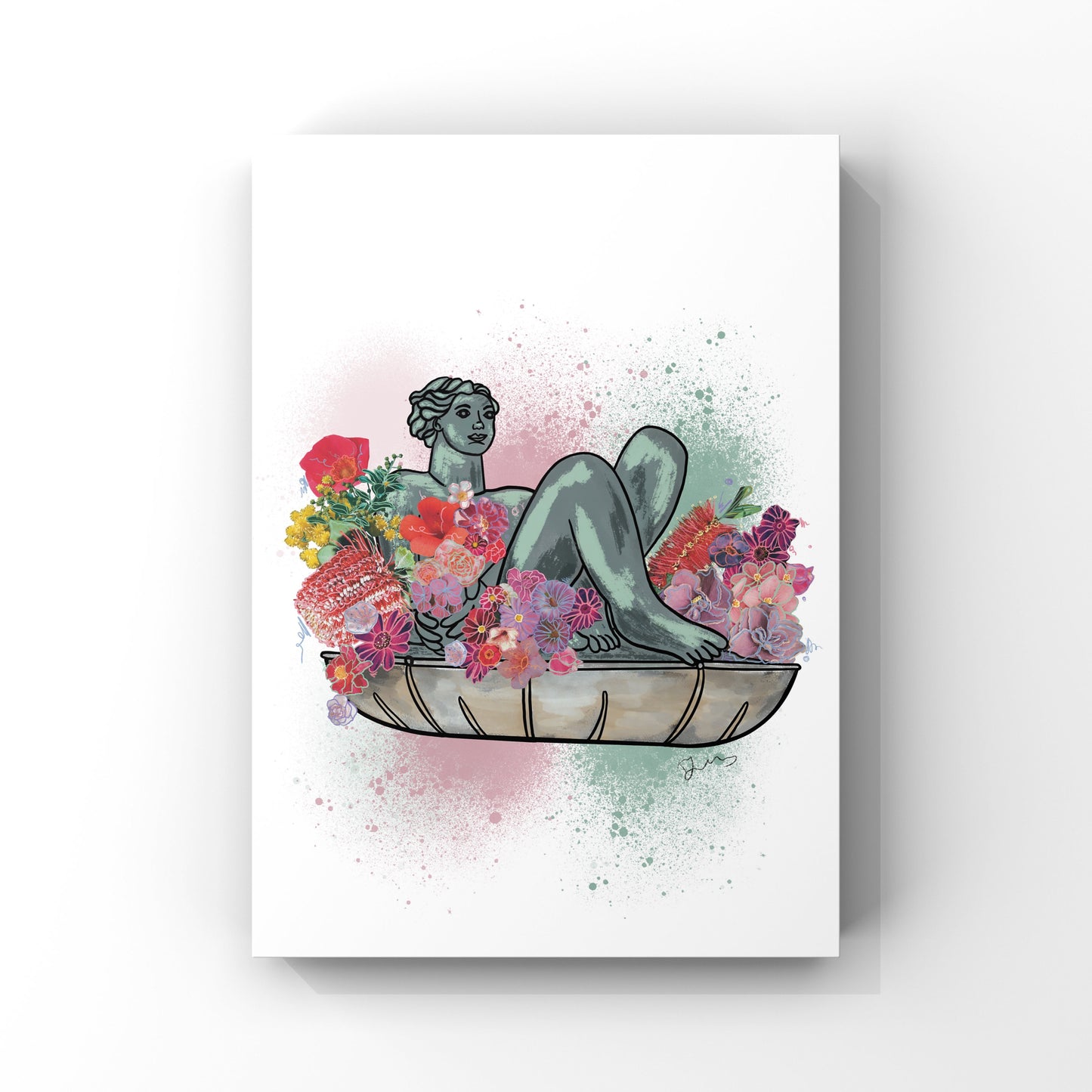 Floozie in the Jacuzzi Botanical Print