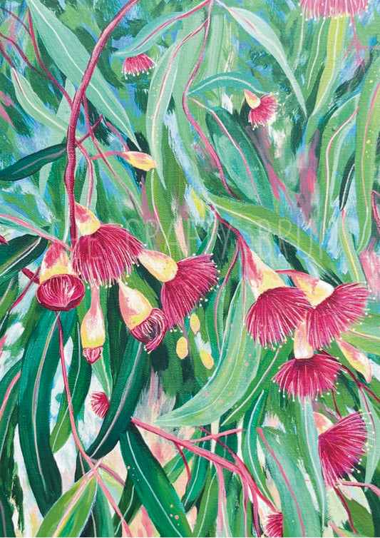 Gumtree Blossoms Card