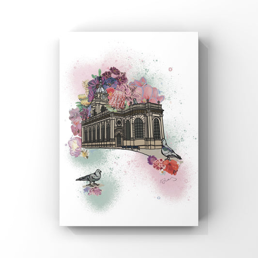 Pigeon Park Birmingham Botanical Print