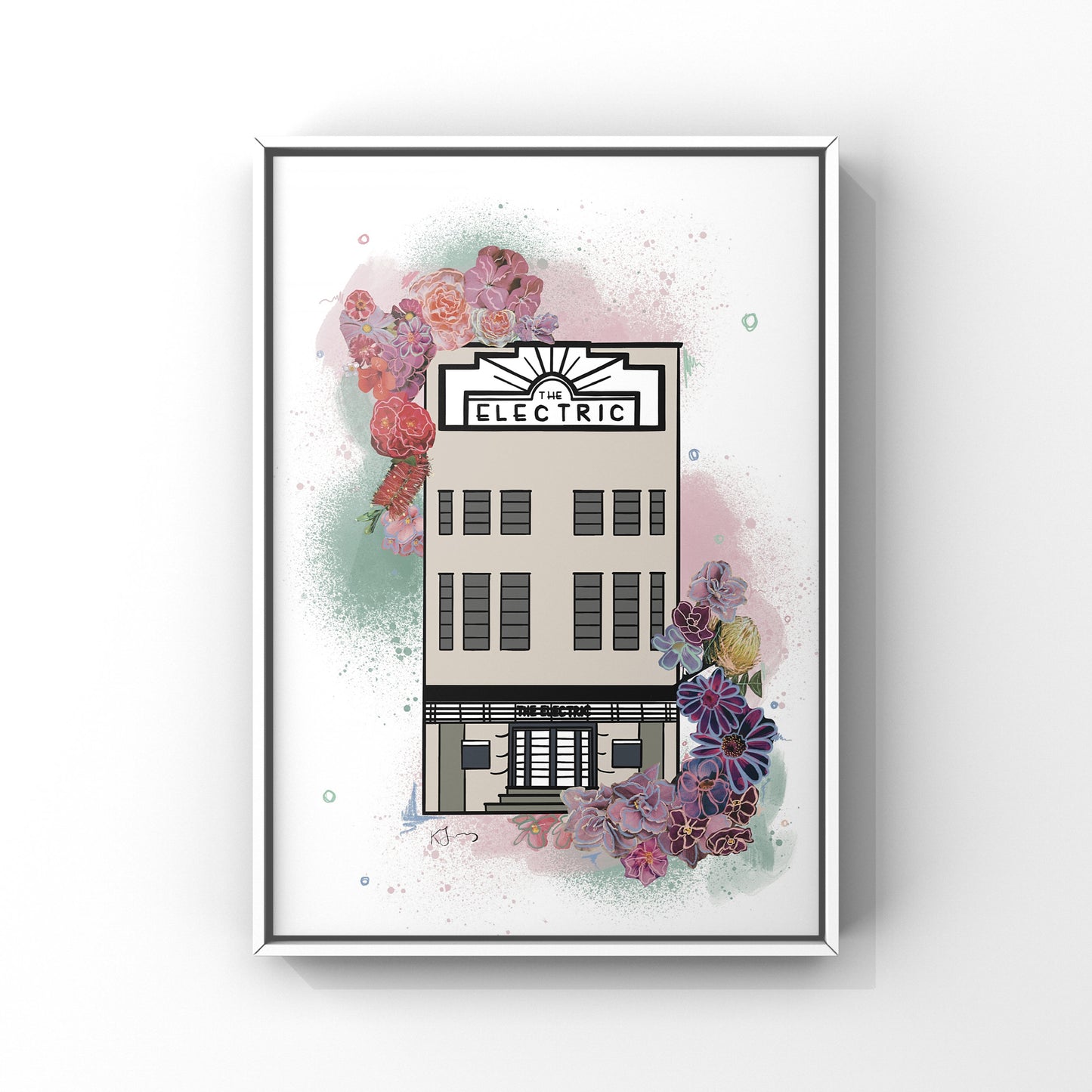 The Electric Cinema Birmingham Botanical Print