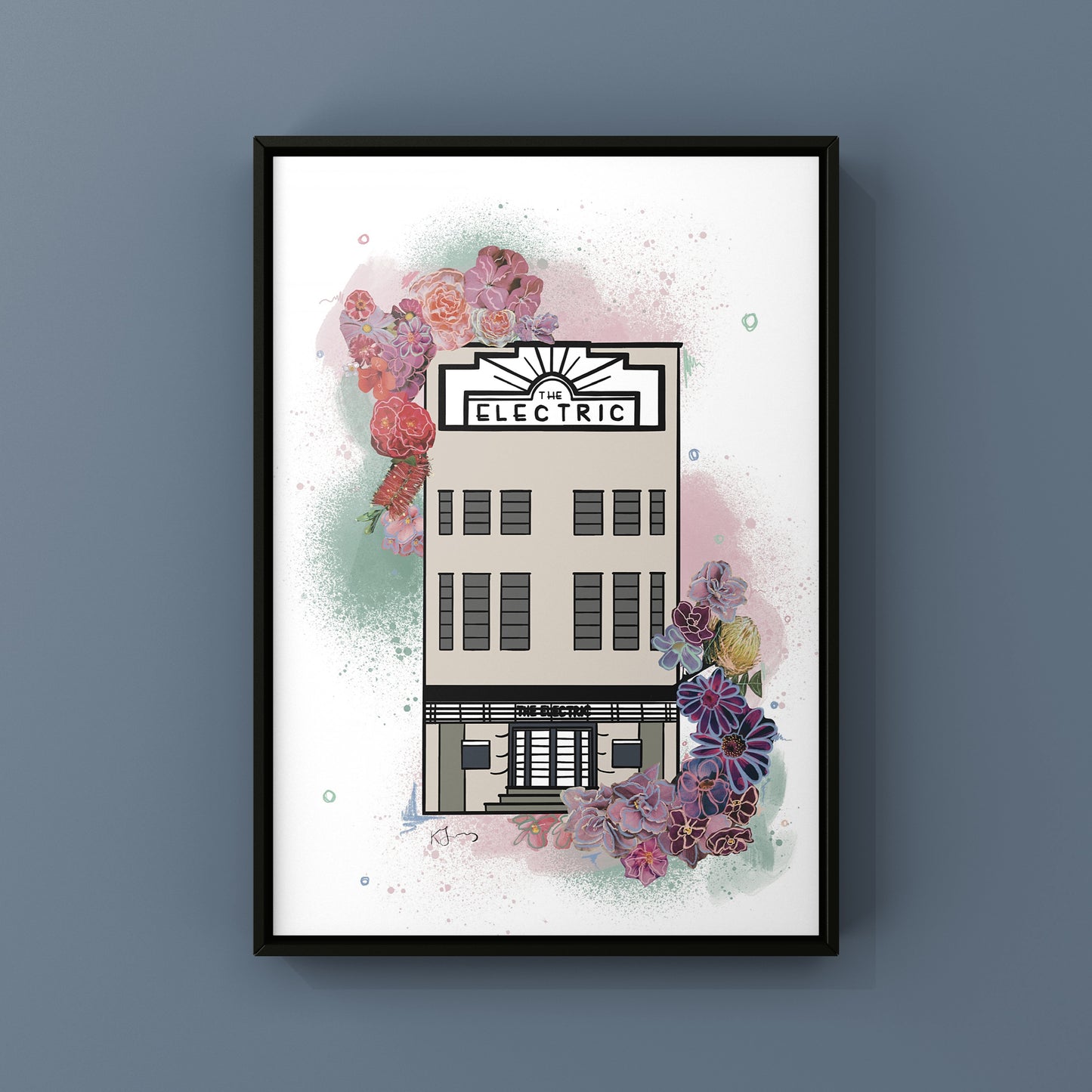 The Electric Cinema Birmingham Botanical Print