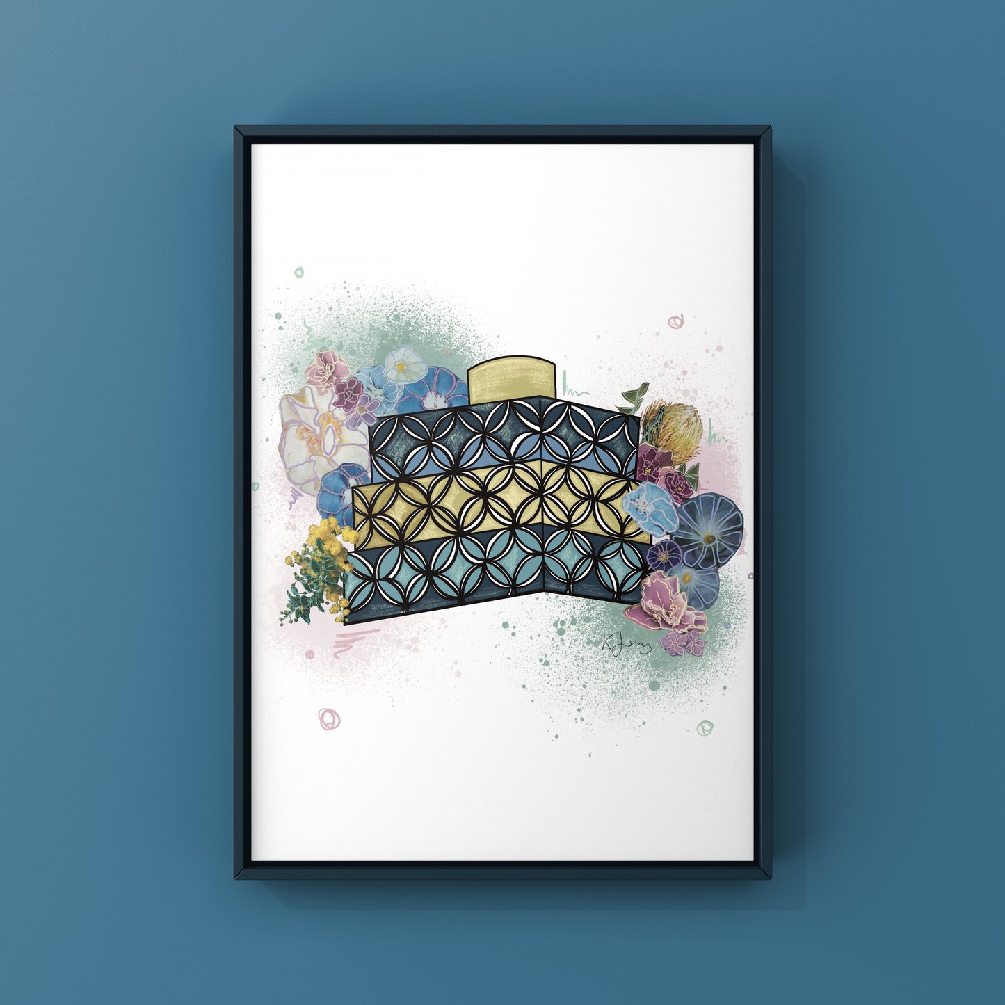 The Library of Birmingham Botanical Print